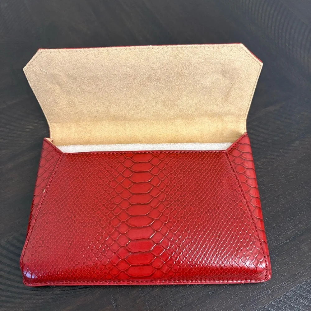 Francine Red Lexington Ave Snake Sleeve for IPad Mini and 7” Tablets